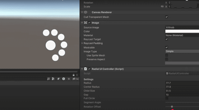 Placeholder image of Ui Radius controller